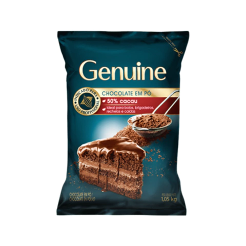 CHOCOLATE EM PÓ 50% 1Kg GENUINE