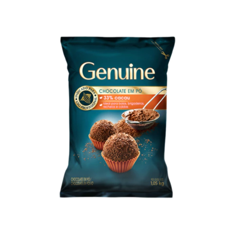 CHOCOLATE EM PÓ 33% 1Kg GENUINE