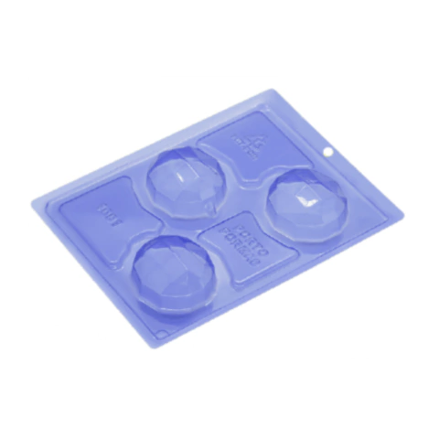 FORMA BOLAS FACETADAS DE NATAL - 3 PARTES PORTO FORMAS (Cod.1001)