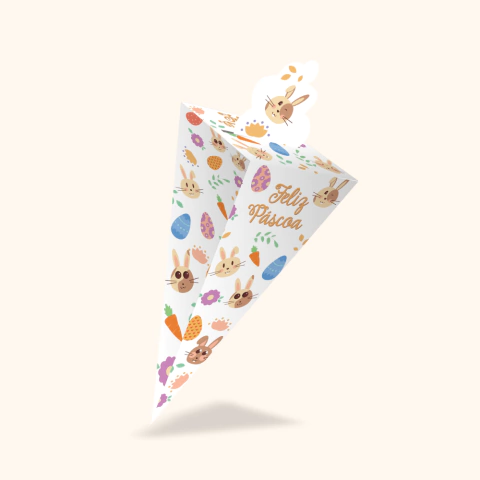 (KIT C/10) CAIXA CENOURA DOCE PASCOA