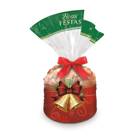 SACO 25X35CM BARRADO NATAL (UN)