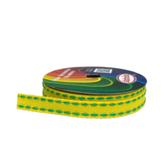 Fita jeans sinimbu - Amarela com pesp. verde (rolo 10 mts) - comprar online