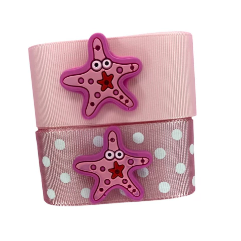 Kit 2 mts de fita + 2 apliques estrela do mar