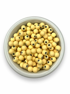 MIÇANGA - BOLA EMBORRACHADA 6MM - AMARELO CANDY (50 gr.)