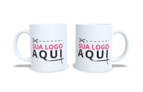Caneca de porcelana personalizada (unidade)
