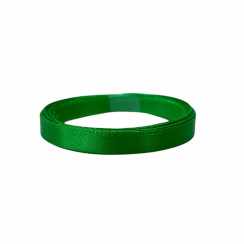 Fita de cetim 7mm (5 metros) - Verde