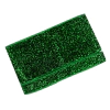 Kit veludo com glitter lurex 10/38mm (2 mts) - verde bandeira