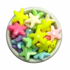 Entremeio estrela do mar - candy colors 20mm (25 gr.)