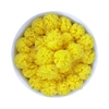 Pompom de Poliéster 20mm (pacote com 10 unidades) - Amarelo Sol