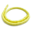 MIÇANGA - DISQUINHO DE FIMO 8MM (FIO 40 CM) - AMARELO CLARO