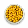 MIÇANGA - BOLA EMBORRACHADA 8MM - Amarelo gema (50 gr.)