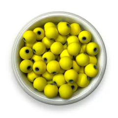 MIÇANGA - BOLA EMBORRACHADA 10MM - AMARELO SOL (50 gr.)