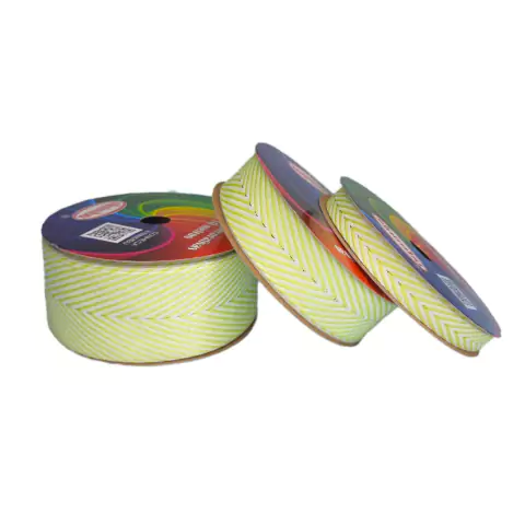 Fita chevron Sinimbu- amarelo (rolo de 10 mts)
