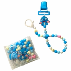 Kit prendedor de chupeta - Stitch