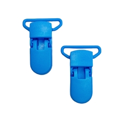 PRENDEDOR DE CHUPETA MODELO 2 (2 unidades) - AZUL TURQUESA