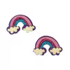 APLIQUE ARCO ÍRIS NUVENS - lonita (2 unidades) - ROXO