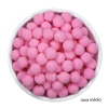 Mini pompom (10mm) - aprox 100 unidades - ROSA MEDIO