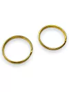 Argola para chaveiro sem corrente (10 unid.) - dourada