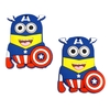 PINGENTE G MINION CAPITÃO AMERICA EMBORRACHADO (2 unidades)