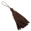 PINGENTE TASSEL POLIESTER - 9,5CM (5 UNIDADES) - MARROM