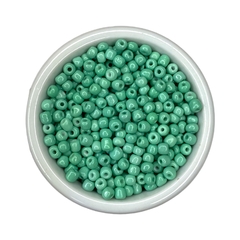 Miçangão 4mm - (50 gr.) - Verde menta