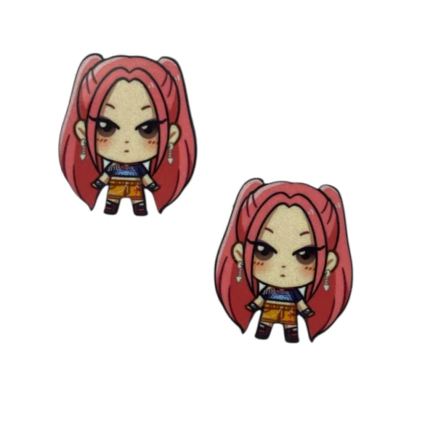 Aplique K-pop Mira Rostinho Acrílico (Huntrix) - 2 unidades