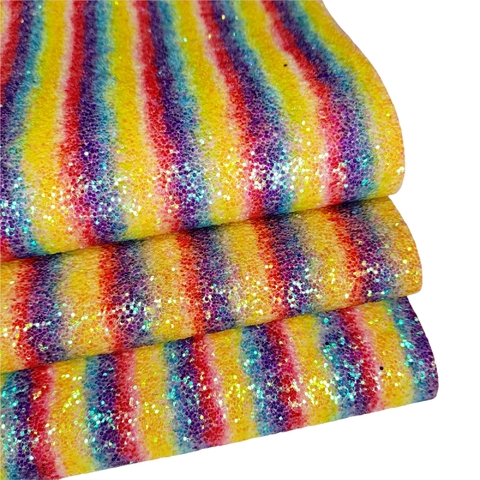 LONITA GLITTER FLOCADO MULTICOR ESCURO (24 X 39cm)