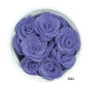 FLORZINHA DE TECIDO POLIÉSTER P 2,5cm - 10 unidades - Lilás