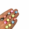 MIÇANGA (fimo) - ROSAS COLORIDAS 10MM (30 unidades)