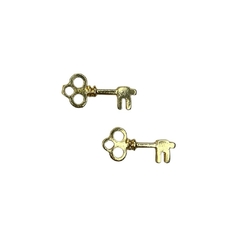 PINGENTE CHAVE DETALHADA - METAL DOURADO (5 unidades)