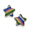 APLIQUE ESTRELA GLITTER FINO TIE DYE (3 unidades) - MODELO 1