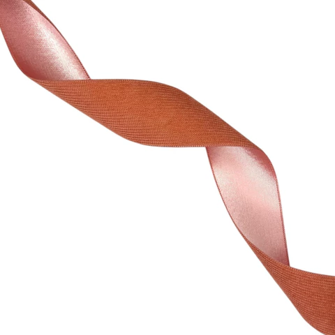Fita veludo cotelê 38mm (metro) - Terra cota