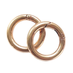 FECHO ARGOLA 25MM - DOURADO (3 unidades)