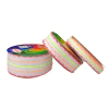 Fita Sinimbu bordinha pompom (rolo 10 mts) - Branco pesp. neon colors