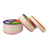 Fita Sinimbu bordinha pompom (rolo 10 mts) - Branco pesp. neon colors