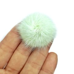 POMPOM ACHATADO MÉDIO 4,5CM (unidade) - Verde Candy
