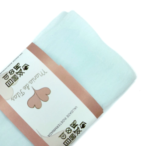 Meia de Seda Passo Fofo (unidade) - AZUL CANDY