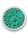 MIÇANGA - BOLA EMBORRACHADA 6MM - VERDE MENTA CLARO (50 gr.)