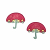 APLIQUE GUARDA CHUVA DE AMOR emborrachado (2 unidades) - Pink com glittter