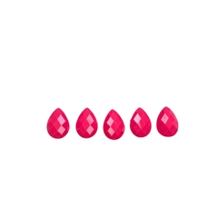 Aplique chaton gota para colagem (20 unid.) - ROSA CHOQUE