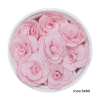 FLORZINHA DE TECIDO POLIÉSTER P 2,5cm - 10 unidades - Rosa Bebê