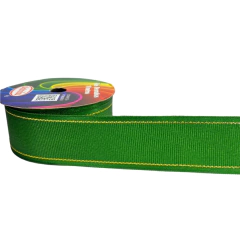 Fita Sinimbu Natal - verde pesp. dourado (rolo 10 ms) na internet