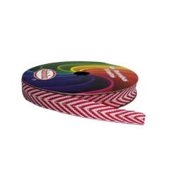 FITA CHEVRON SINIMBU - VERMELHA (rolo de 10 mts) - comprar online