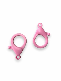 FECHO LAGOSTA PLÁSTICO (10 unidades) - ROSA MÉDIO