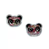 APLIQUE PANDA DE PLÁSTICO COM CONFETES - COLORIDO (2 unidades)