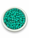 MIÇANGA - BOLA EMBORRACHADA 6MM - VERDE JADE (50 gr.)