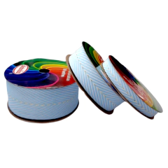 FITA CHEVRON SINIMBU - AZUL (rolo de 10 mts)