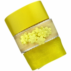 Kit Sonho - amarelo (3 mts + 20 florzinhas)