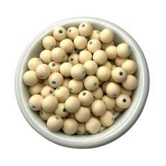 MIÇANGA - BOLA EMBORRACHADA 8MM - Creme (50 gr.)
