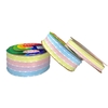 Fita Sinimbu bordinha pompom (rolo 10 mts) - Candy colors pesp. branco